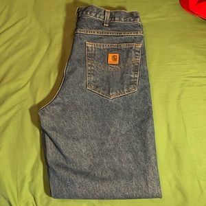 Mens carhartt jeans relaxed fit pants